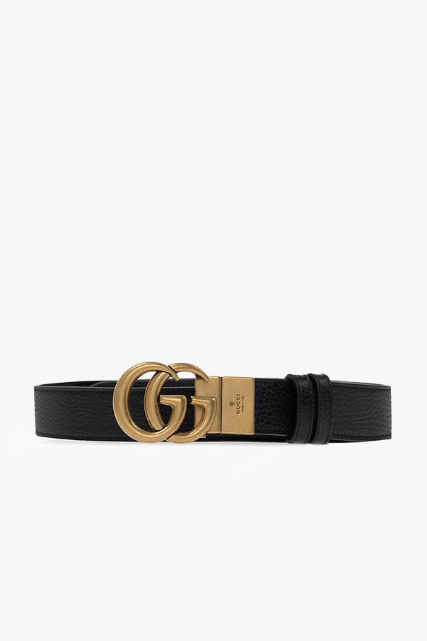 Gucci Leather belt with logo